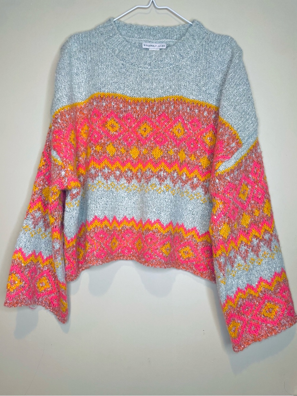 Sincerely Jules- Aztec Abstract Bohemian Style Sweater